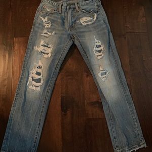 American eagle ripped jeans